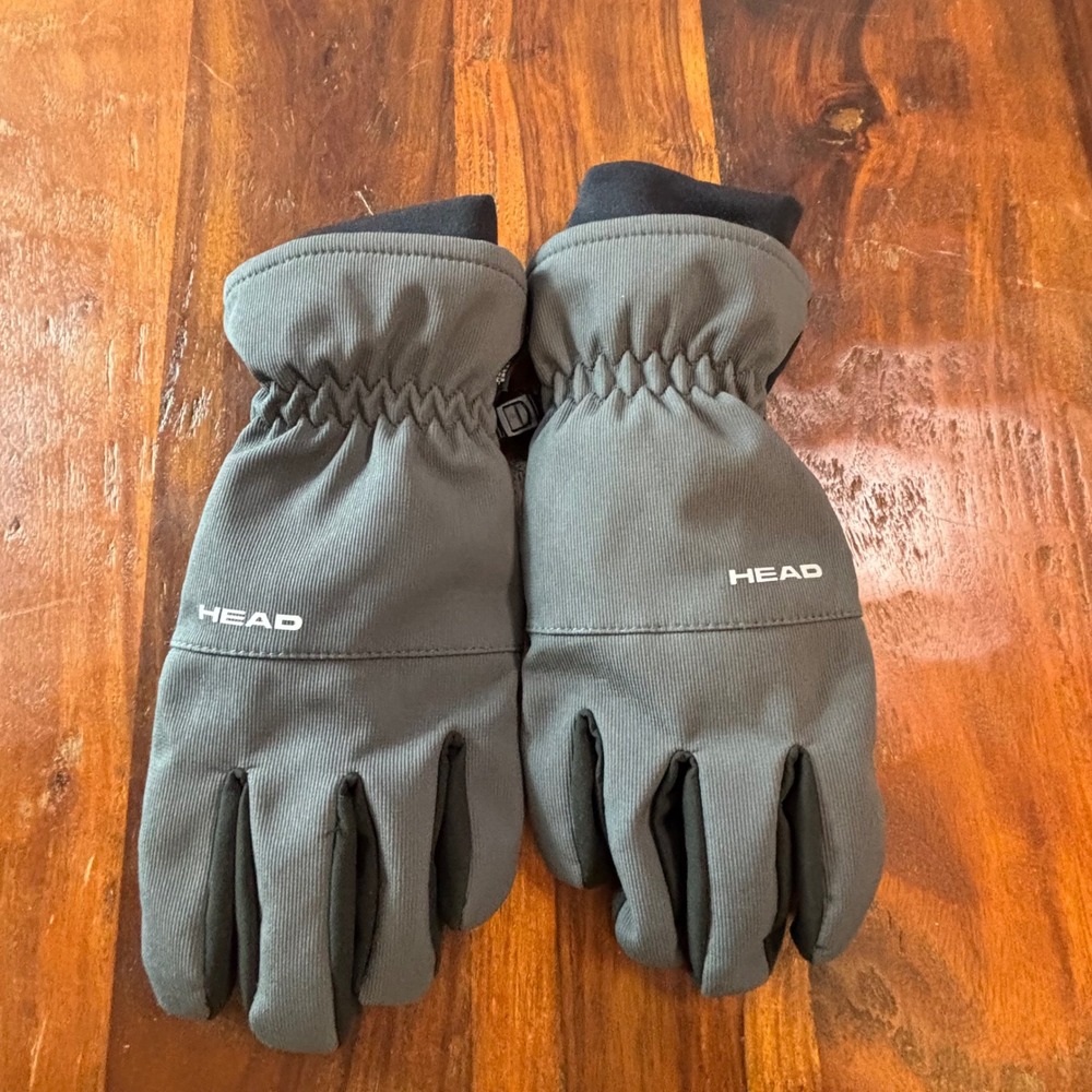 Head Sensatec Touchscreen Gloves Gray Black Mens Womens Medium Winter Sport M